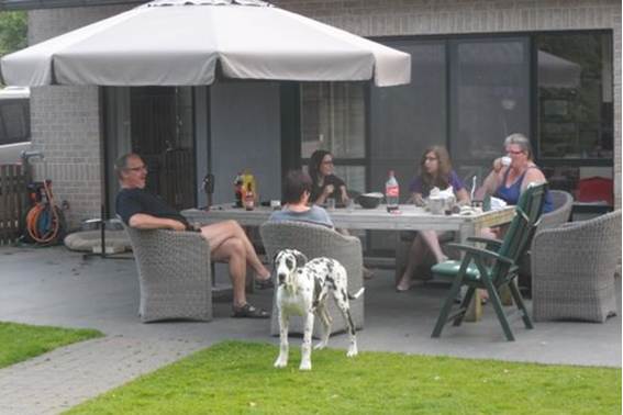 Nieuwe familie Zina dog